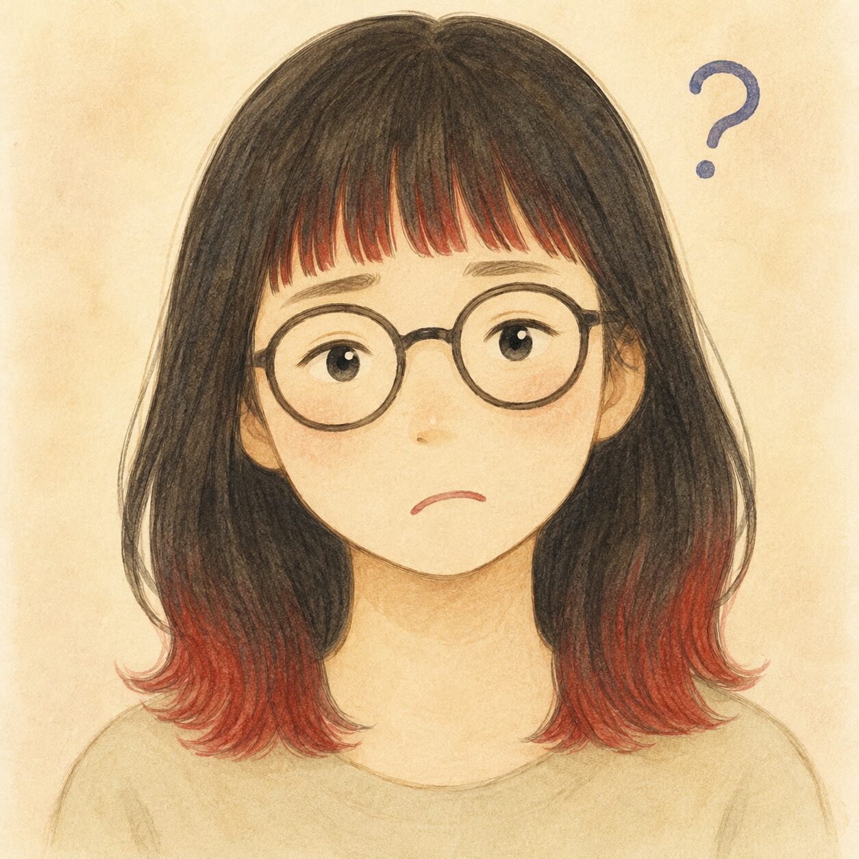 悩むおタネ